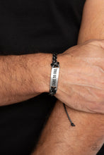 Load image into Gallery viewer, Paparazzi Dare to Fail Bracelet - Black
