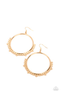 Paparazzi  Ultra Untamable Earrings - Gold