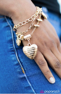 Paparazzi After My Own Heart Bracelet- Gold