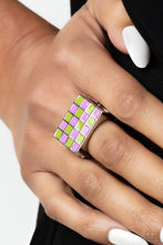 Load image into Gallery viewer, Paparazzi Checkerboard Craze - Green Ring
