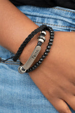 Load image into Gallery viewer, Paparazzi Let Faith Be Your Guide Bracelet - Black
