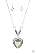Load image into Gallery viewer, Paparazzi Heart Full of Fabulous Necklace - Iridescent (April 2022)
