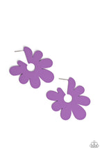 Load image into Gallery viewer, Paparazzi Flower Power Fantasy Earrings - Purple (2023 EmpowerMe Pink)
