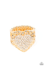 Load image into Gallery viewer, Paparazzi Romantic Escape Ring - Gold
