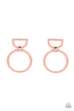 Load image into Gallery viewer, Paparazzi CONTOUR Guide Earrings - Copper

