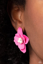 Load image into Gallery viewer, Paparazzi Jovial Jasmine Earrings - Pink (2023 March Madness)
