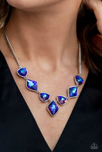 Load image into Gallery viewer, Paparazzi Glittering Geometrics Necklace - Purple (December 2022 Fashion Fix)
