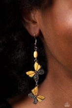 Load image into Gallery viewer, Paparazzi Spirited Soar Earrings - Yellow
