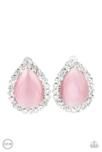 Load image into Gallery viewer, Paparazzi Downright Demure Earrings - Pink (Clip-On)
