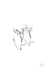 Load image into Gallery viewer, Paparazzi Full Out Flutter Earrings - White
