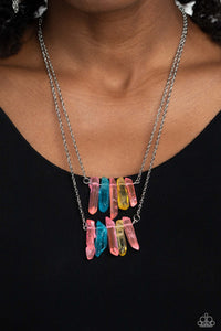 Paparazzi Crystal Catwalk Necklace - Multi
