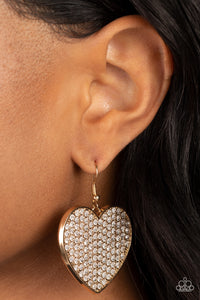 Paparazzi Romantic Reign Earrings - Gold