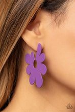 Load image into Gallery viewer, Paparazzi Flower Power Fantasy Earrings - Purple (2023 EmpowerMe Pink)

