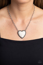 Load image into Gallery viewer, Paparazzi Authentic Admirer Necklace - White
