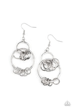 Load image into Gallery viewer, Paparazzi Rebel Ringer - Silver Earrings
