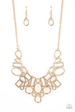 Load image into Gallery viewer, Paparazzi Geometric Grit  - Gold Necklace
