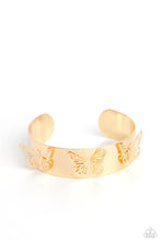 Load image into Gallery viewer, Paparazzi Magical Mariposas Bracelet - Gold
