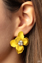 Load image into Gallery viewer, Paparazzi Jovial Jasmine Earrings - Yellow
