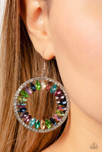 Load image into Gallery viewer, Paparazzi Wall Street Wreaths - Multi Earrings
