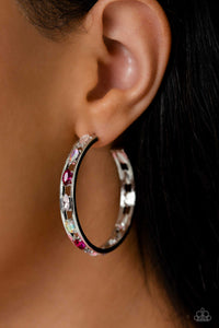 Paparazzi The Gem Fairy Earrings - Pink (2023 February Life Of The Party)