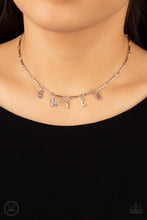 Load image into Gallery viewer, Paparazzi Say My Name Necklace - Silver
