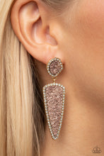 Load image into Gallery viewer, Paparazzi Druzy Desire Earrings - Gold

