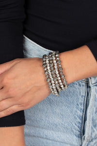 Paparazzi Top Notch Twinkle Bracelet - White