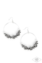 Load image into Gallery viewer, Paparazzi I Can Take a Compliment Earrings - Silver (Black Diamond Exclusive)
