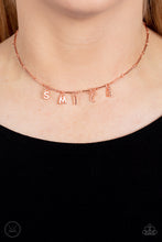 Load image into Gallery viewer, Paparazzi Say My Name - Copper Necklace (Choker)
