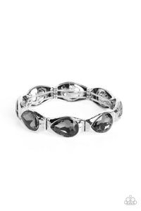 Paparazzi Formal Fanfare Bracelet - Silver