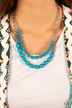 Load image into Gallery viewer, Paparazzi Venetian Voyage - Blue Necklace
