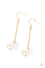 Load image into Gallery viewer, Paparazzi Pearl Redux - Gold Earrings
