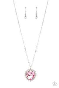 Paparazzi Sweethearts Stroll Necklace - Pink