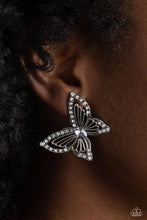 Load image into Gallery viewer, Paparazzi Wispy Wings Earrings - Purple 
