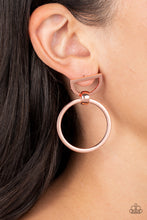 Load image into Gallery viewer, Paparazzi CONTOUR Guide Earrings - Copper
