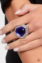 Load image into Gallery viewer, Paparazzi Smoldering Sass Ring - Blue
