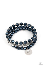 Load image into Gallery viewer, Paparazzi Pearly Professional - Blue Bracelet
