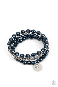 Paparazzi Pearly Professional - Blue Bracelet