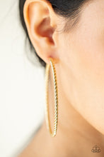 Load image into Gallery viewer, Paparazzi Resist The Twist Earrings  - Gold
