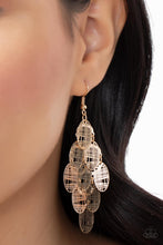 Load image into Gallery viewer, Paparazzi Cross It Off My List Earrings - Gold
