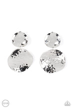 Load image into Gallery viewer, Paparazzi Rush Hour Earrings - Silver (Clip-on)
