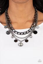 Load image into Gallery viewer, Paparazzi Industrial Noise Necklace - Black
