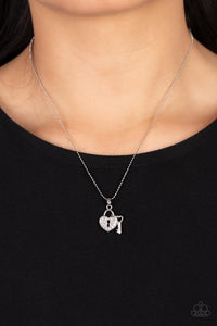Paparazzi You Hold My Heart Necklace - White