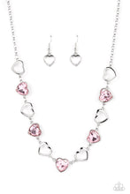 Load image into Gallery viewer, Paparazzi Contemporary Cupid Necklace - Pink
