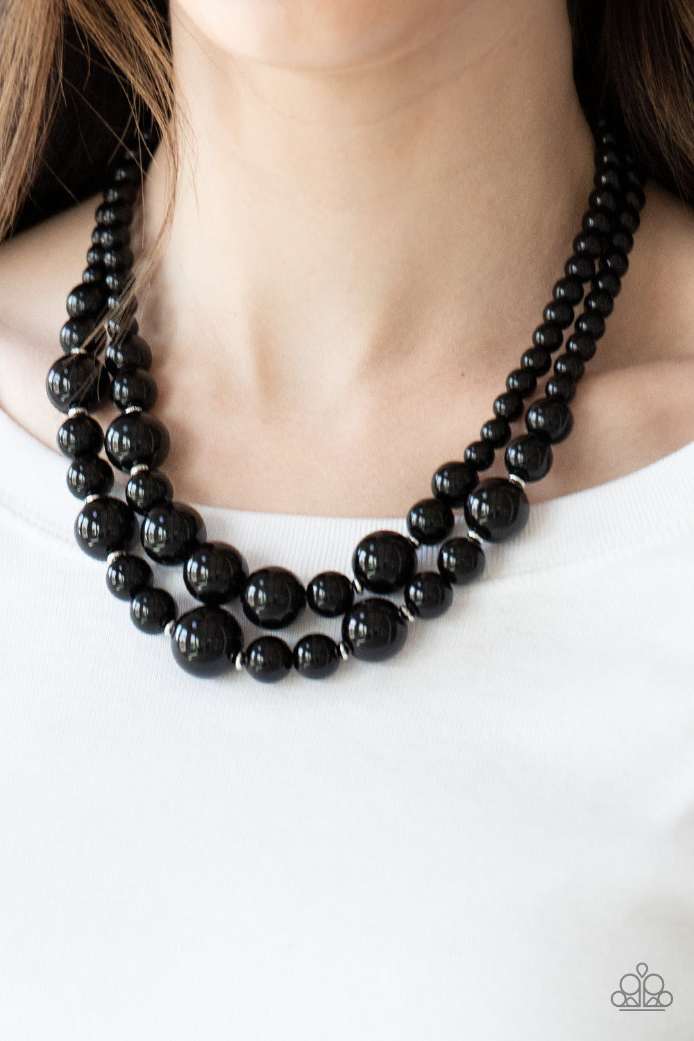Paparazzi The More The Modest Necklace - Black