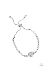 Load image into Gallery viewer, Paparazzi Mirrored Love Bracelet - White
