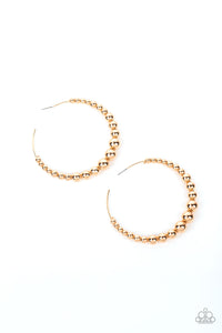 Paparazzi Show Off Your Curves Earrings - Gold