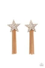 Load image into Gallery viewer, Paparazzi Superstar Solo Earrings - Gold
