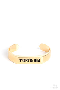 Paparazzi Trusting Trinket Bracelet - Gold