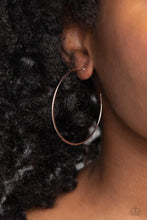 Load image into Gallery viewer, Paparazzi Seize the Sheen Earrings - Rose Gold
